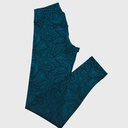 Legging Azul Mandala Hojas Talla M