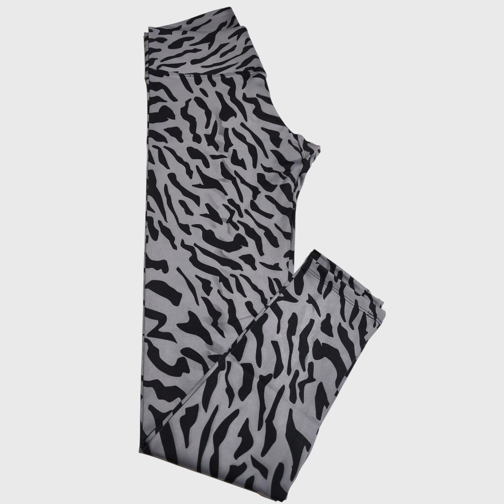 Legging Gris Animal Print Talla L