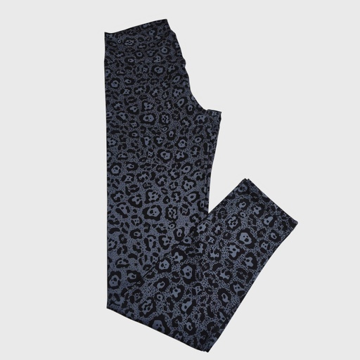 [legging-grisanimalprint-xl] Legging Gris Animal Print Talla XL